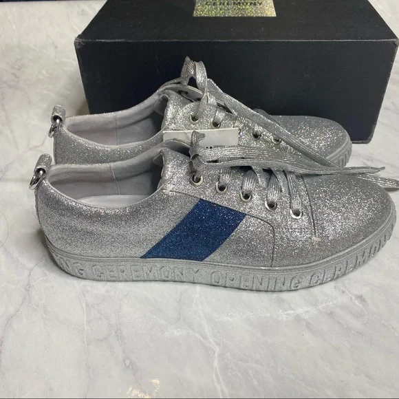 Opening Ceremony Silver Glitter La Cienega Sneakers